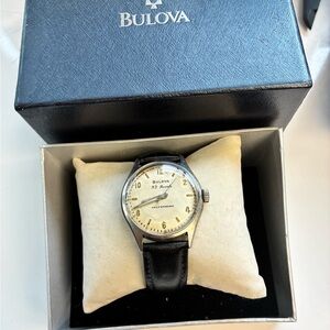 Vtg 32mm Bulova Men 23 Jewels Automatic Watch